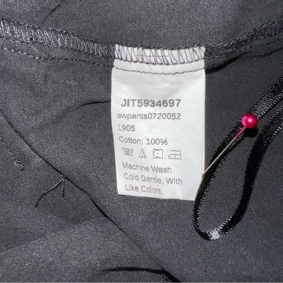 SHEIN Black Zipper Fly Flap Tapered Pants Women's M - Picture 9 of 9